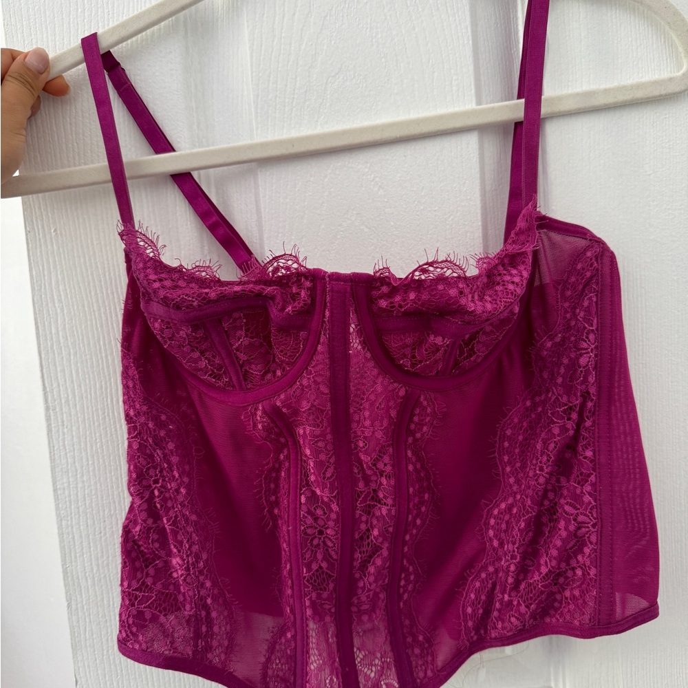 Urban Outfitters Pink Corset Top